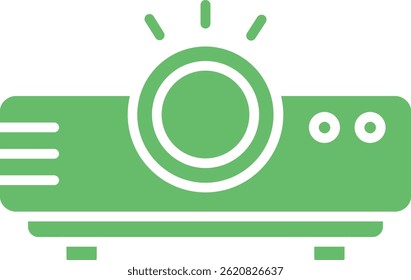 Video Projector vector icon. Can be used for printing, mobile and web applications.