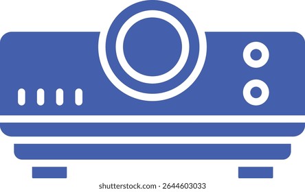Video Icono del Vector del proyector. Se puede utilizar para aplicaciones de impresión, móviles y de Web.