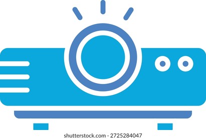 Video Icono del Vector del proyector. Se puede utilizar para aplicaciones de impresión, móviles y de Web.
