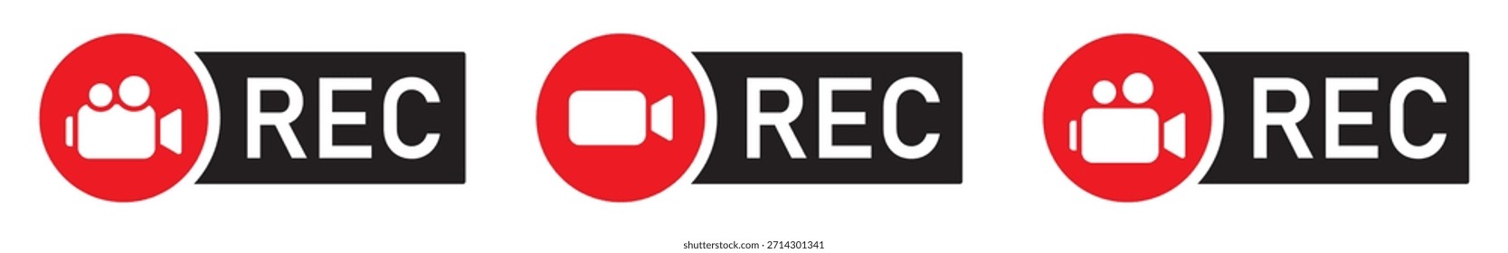 Videorekordersymbol, Vektorgrafik