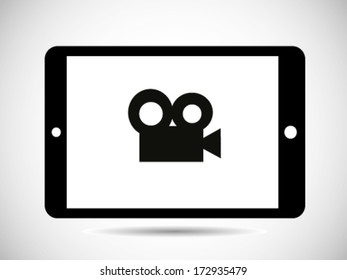 Video Record Icon - Tablet