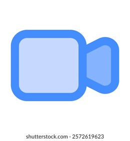 video record icon vector illustration style
