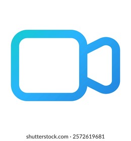 video record icon vector illustration style