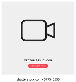 Video record vector icon