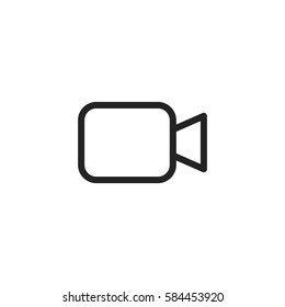 Video record vector icon