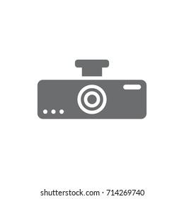 video recorder car flat icon car driver speed flat hardware equipment insurance evidence driver illustration vector infographics drive video camera video recorder icon logo sell svg