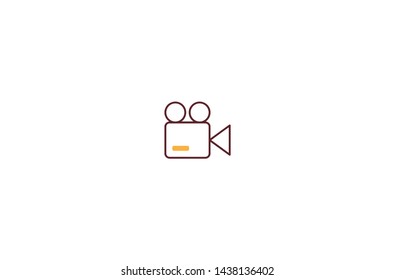 Video recorder concept icon in trendy flat style isolated on white background.Video recorder concept symbol. Vector illustration