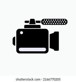 Video Recorder Icon. Camcorder Symbol - Vector.