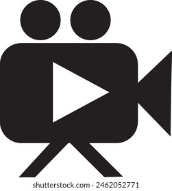 Video recorder icon design eps 10