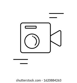 Video recorder icon design template