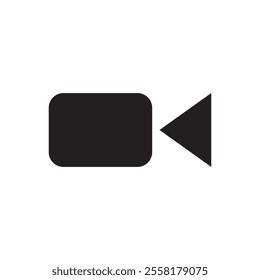 Video recorder vector design, movie shoots, broadcast, film production equipment illustration. 