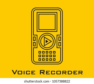 Video Recorder vector icon