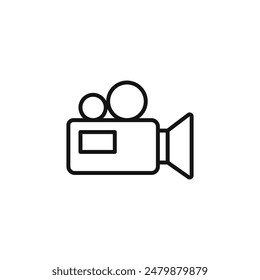 Video Recording Camera Icon Perfect for Filmmaking