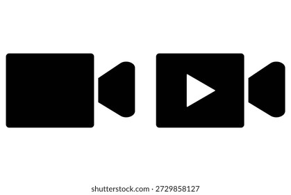 Vektorgrafik des Videoaufzeichnungskamerasymbols