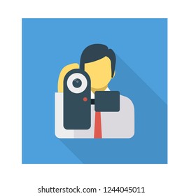 video   recording   journalist  