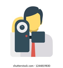 video   recording   journalist  