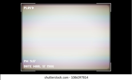 Video recording on the screen. Lens flare and Glare. Camera Viewfinder. Rainbow background for business advertising web concept. Vintage Retro User Interface. Image quality stabilization.