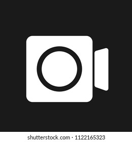 video recording social media vector icon