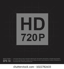 video resolution icon - Black Creative Background