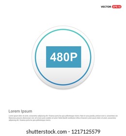 video resolution icon Hexa White Background icon template - Free vector icon