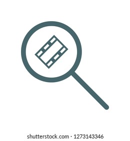 video search  icon vector