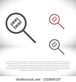 video search  icon vector