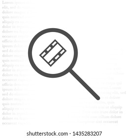 video search icon vector . Lorem Ipsum Illustration design
