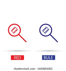 video search icon vector . Lorem Ipsum Illustration design