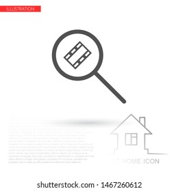 video search icon vector . Lorem Ipsum Illustration design