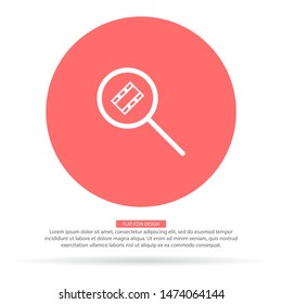 video search icon vector . Lorem Ipsum Illustration design