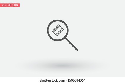 video search icon vector . Lorem Ipsum Illustration design