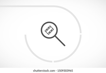 video search icon vector . Lorem Ipsum Illustration design