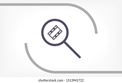 video search icon vector . Lorem Ipsum Illustration design
