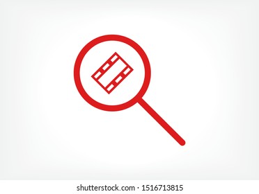 video search icon vector . Lorem Ipsum Illustration design