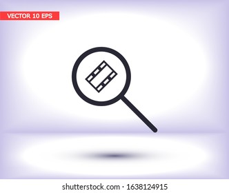 video search icon vector . Lorem Ipsum Illustration design