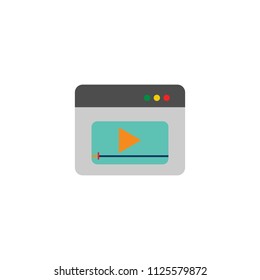 Video Seo Logo Icon Design