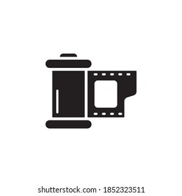  Video Shutter Solid Style Icon. EPS 10 File