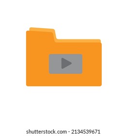 video storage folder, very attractive flat styled icons, can be used in app as well as web