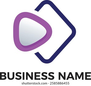 video streaming minimalist logo design editable vector 