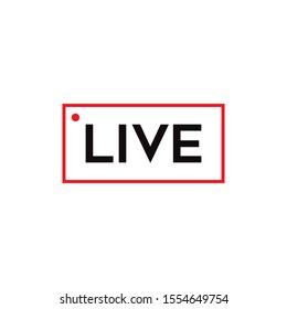 Video streaming vector icon illustration sign
