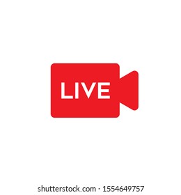 Video streaming vector icon illustration sign
