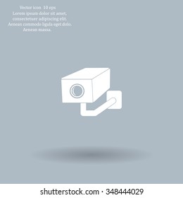 video surveillance camera vector icon