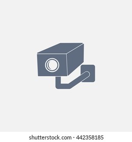 video surveillance camera vector icon