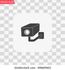 video surveillance camera vector icon