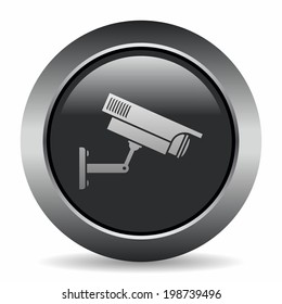 Video surveillance, CCTV camera icon