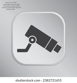 Video surveillance CCTV Camera - vector icon