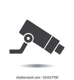 Video surveillance CCTV Camera - vector icon