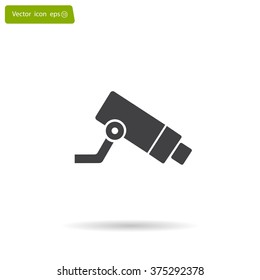 Video surveillance CCTV Camera - vector icon