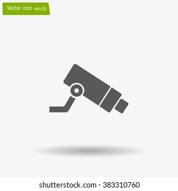 Video surveillance CCTV Camera - vector icon