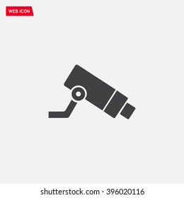 Video surveillance CCTV Camera - vector icon